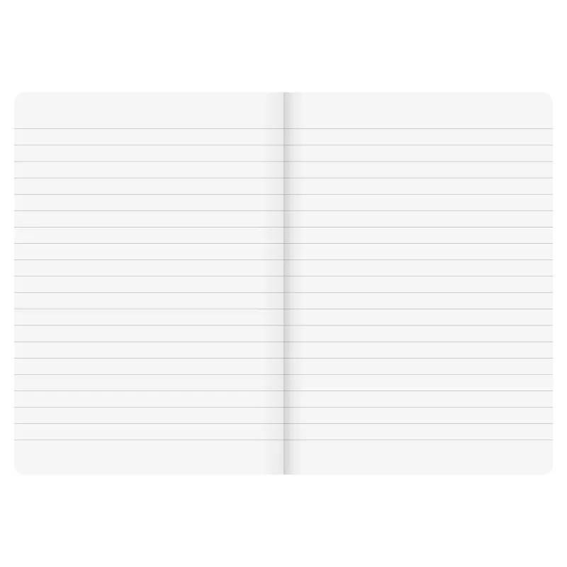 BRUNNEN obchodná kniha A5 linajkovaná 96 listov softcover čierna - A5