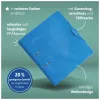 BRUNNEN WAVE zakladač s pákovým mechanizmom azúrový plast 7,0 cm DIN A4