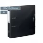 BRUNNEN WAVE pákový zakladač Onyx Black plast 7,0 cm DIN A4