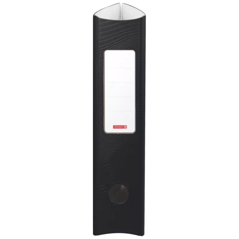 BRUNNEN WAVE pákový zakladač Onyx Black plast 7,0 cm DIN A4