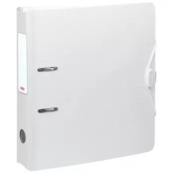 BRUNNEN WAVE zakladač s pákovým mechanizmom biely plast 7,0 cm DIN A4