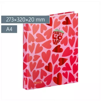 Brunnen Fruity Love krúžkový blok ružový