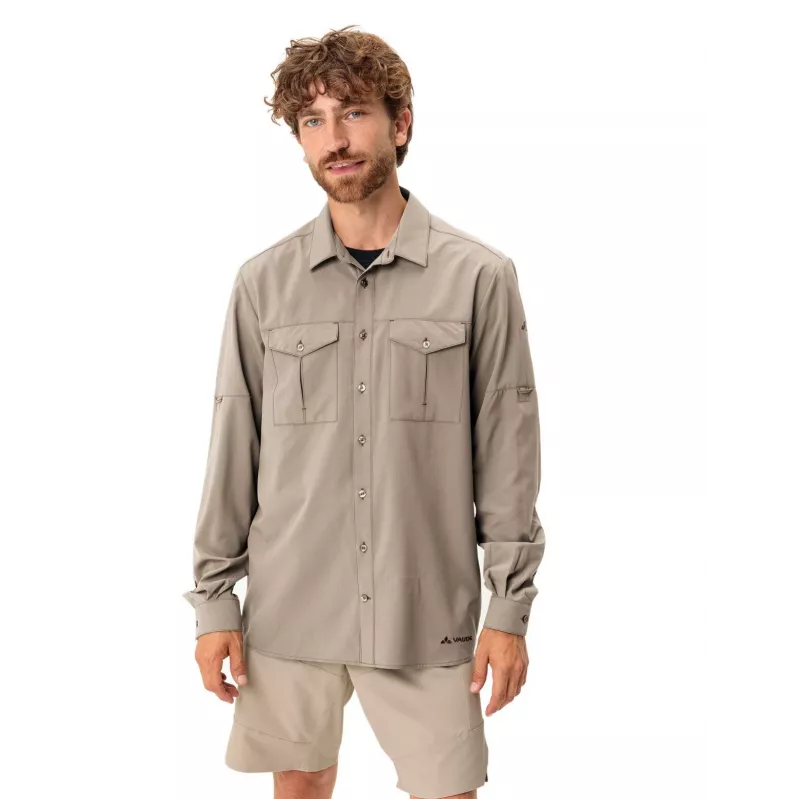 Vaude Rosemoor LS Shirt II - Linen - veľkosť M