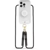 Just Elegance 3-in-1 PopGrip puzdro pre Apple iPhone 15 Pro 6,1 inch transparentná priehľadná