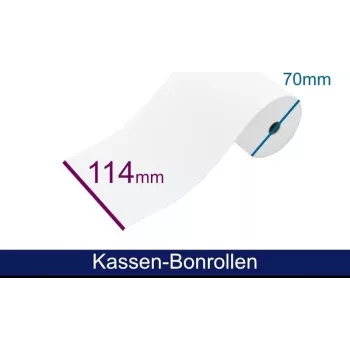 ARTDEV pokladničná rolka - štandardný papier HF 114 70 12 B/D/K cca 48 m