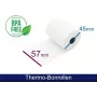 ARTDEV termorolka - 57mm x 25m, jadro 12mm, biela