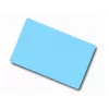 ARTDEV prázdna PVC karta – 86 x 54mm 30mil 0,76mm svetlomodrá