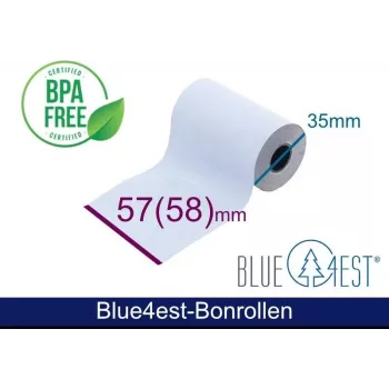 ARTDEV termorolka - 57x35x12 mm B/D max./K biela 14m Blue4est Blue Eco Paper s