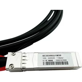 BlueOptics 37-1197-01-BL kompatibilný Cisco 10GBASE-CR aktívny SFP+ na SFP+ Direct Attach kábel, 3m, AWG30