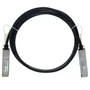 BlueOptics Ruckus kompatibilný 40G QSFP+ na QSFP+ pasívny Direct Attach medený kábel 5m (SC252501K5M28)