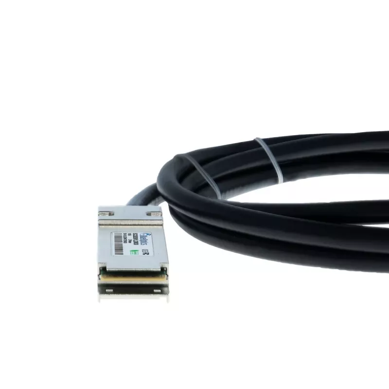 BlueOptics Ruckus kompatibilný 100G QSFP28 pasívny Direct Attach Copper kábel 3m (26 AWG) - BlueLAN DAC
