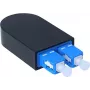 BlueOptics Loopback adaptér SC Duplex Singlemode SM 9/125µm keramická ferula modrý