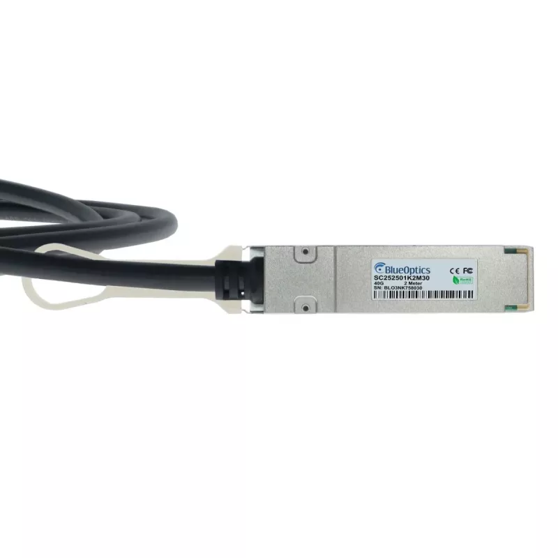 BlueOptics 40G-QSFP-C-00501-A kompatibilný s BlueLAN DAC QSFP+ kábel 0,5 m (30 AWG)