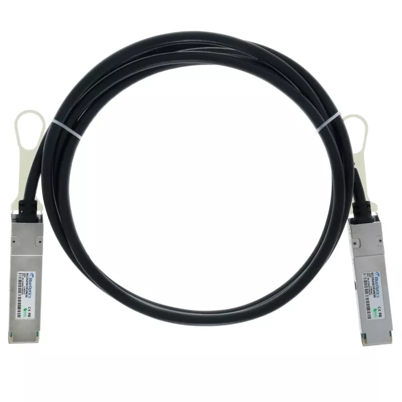 BlueLAN QSFP-40G-2M-CM-BL kompatibilný H3C QSFP+ Direct Attach kábel, 40GBASE-CR4, 30AWG, 2 metre