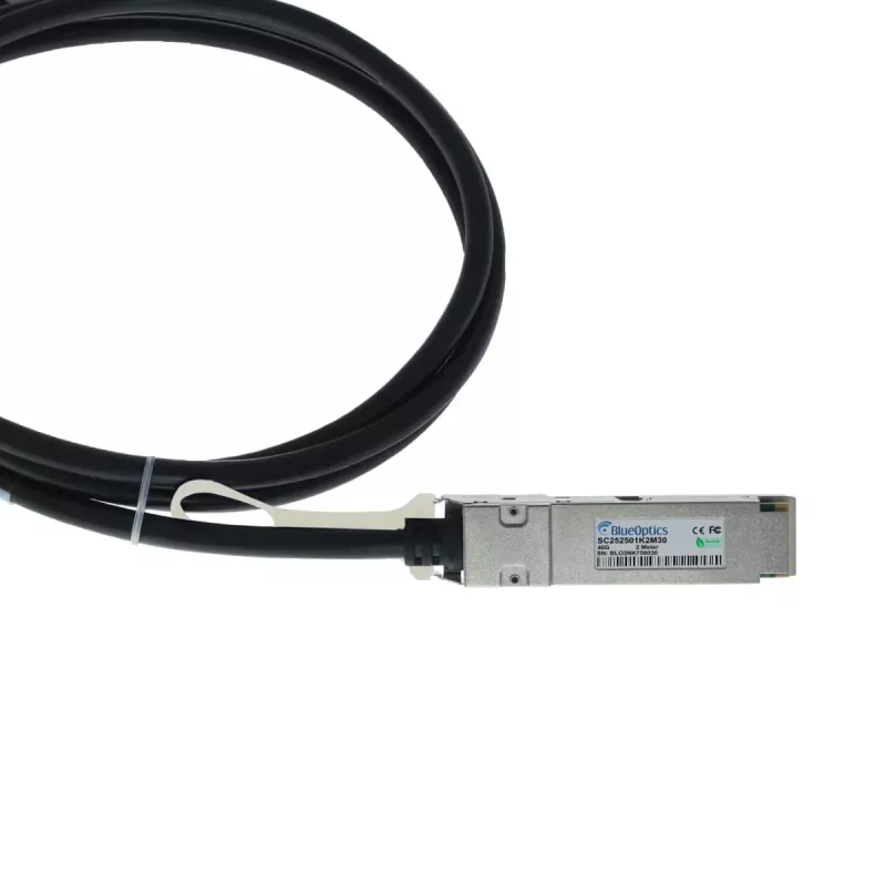 BlueLAN QSFP-40G-2M-CM-BL kompatibilný H3C QSFP+ Direct Attach kábel, 40GBASE-CR4, 30AWG, 2 metre