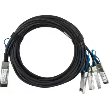 BlueLAN Kompatibilný NVIDIA 980-9I48M-00C01A-NV pasívny Ethernet 100GBASE-CR4 QSFP28 na 4x25GBASE-CR SFP28 Direct Attach breakout kábel, 2m, AWG26