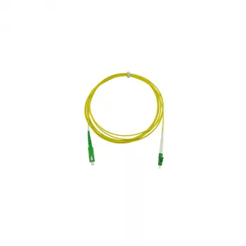 BlueOptics Simplex optický patch kábel, LC/APC na SC/APC, Single Mode, 50 m, zelený