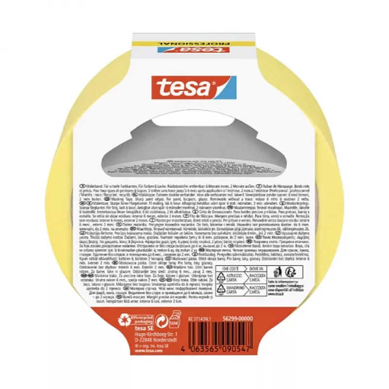 Tesa Professional maliarska páska žltá 50 m x 30 mm 1 rolka