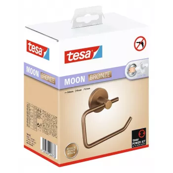 Tesa MOON BRONZE držiak toaletného papiera samolepiaci kov