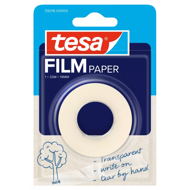 Tesa Film Paper 8x transparentná na popisovanie a skladanie