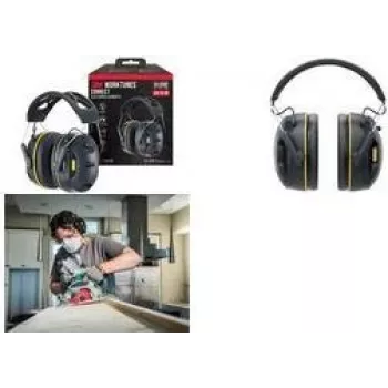 3M WorkTunes Connect 90563E ochrana sluchu s Bluetooth, čierna/žltá
