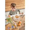 Lassig Little Mateys 5-dielna stolová sada Royal Blue - tanier, miska, hrnček, lyžica, vidlička