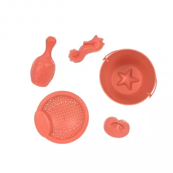 Lassig Water Friends Pink sada pieskových hračiek - 5 dielov