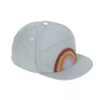 Lassig Little Gang Rainbow detská slnečná čiapka svetlomodrá 1-2 roky