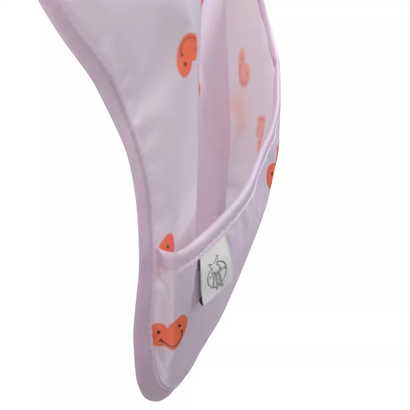 Lassig súprava nepremokavých podbradníkov 6m+ Happy Rascals Heart Lavender