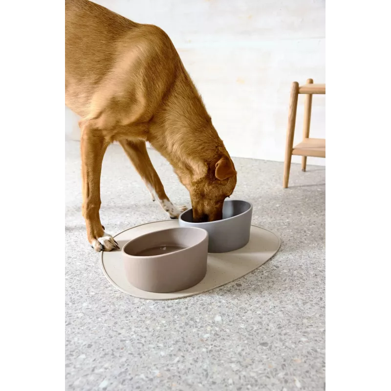 PALOPA porcelánová miska pre psov Cali taupe
