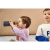 Lassig Little Gang Smile 500 ml fľaša na pitie Navy