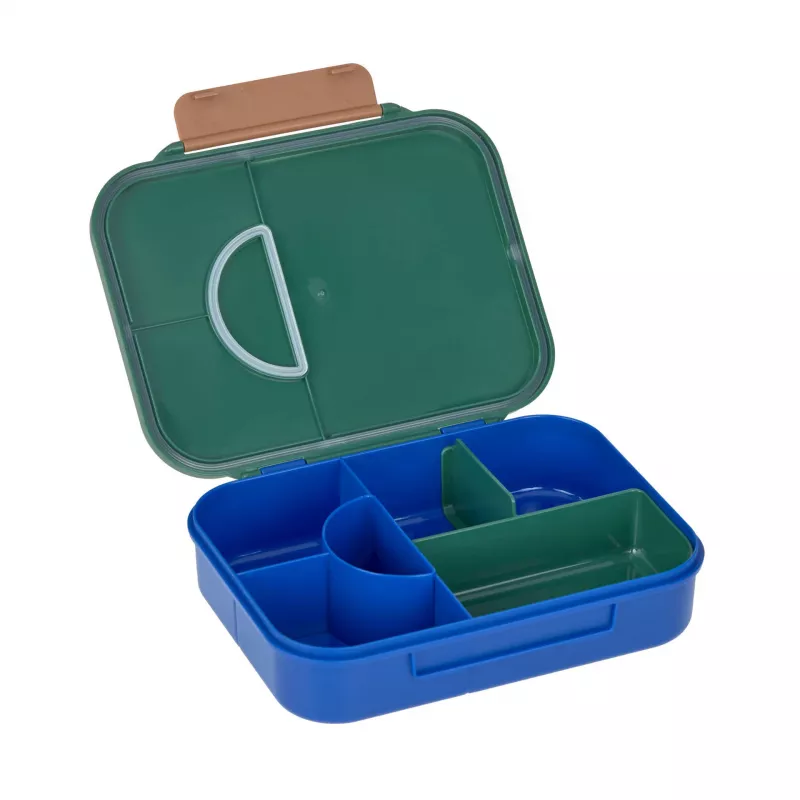 Lassig Bento Little Gang Rainbow Green desiatový box 1200 ml