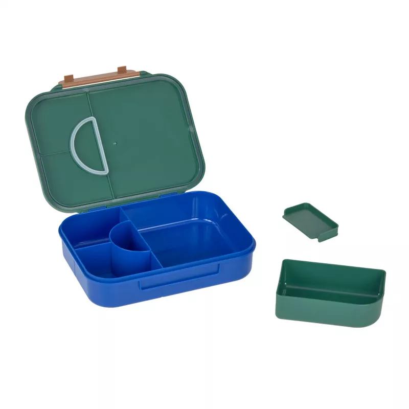 Lassig Bento Little Gang Rainbow Green desiatový box 1200 ml