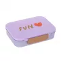 Lassig Bento 12100157012 Little Gang Heart Purple desiatový box