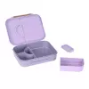 Lassig Bento 12100157012 Little Gang Heart Purple desiatový box