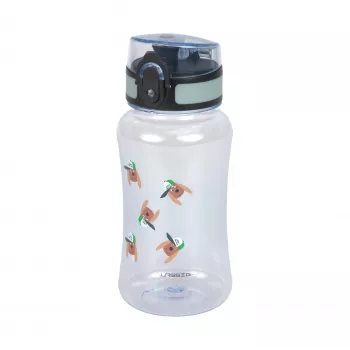 LASSIG Tritan fľaša na pitie 420 ml Tiny Team Dog mint/modrá