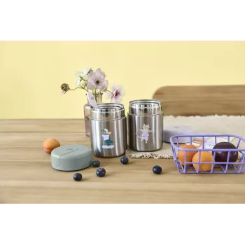 Lassig Food Jar - obedová termoska 315 ml Tiny Team Kitten