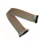 kabelmeister Jumper Wire 40-Pin oddeľovacie vodiče pre Arduino, Raspberry Pi atď., samec na samicu