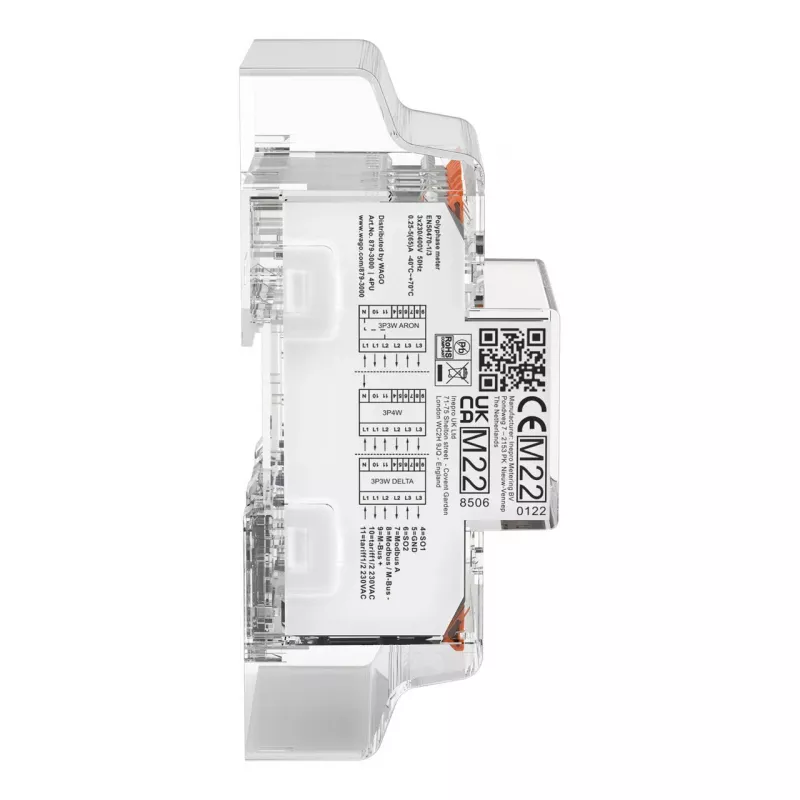 WAGO 879-3000 4PU trojfázový digitálny elektromer 65 A MID-kompatibilný 1 ks