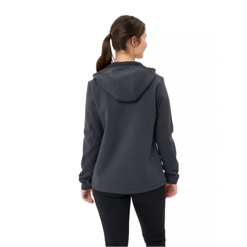 Vaude Idris Fleece Hoody dámske - Phantom Black, veľkosť S