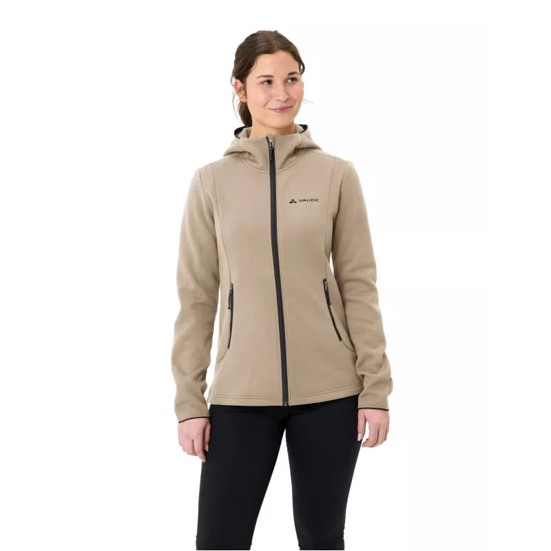 Vaude Idris Fleece Hoody dámske Linen veľkosť M