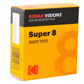 Kodak S8 Vision3 200T farebná negatívna Super 8 filmová kazeta (50 ft) - Tungsten 200 ISO - 7510878