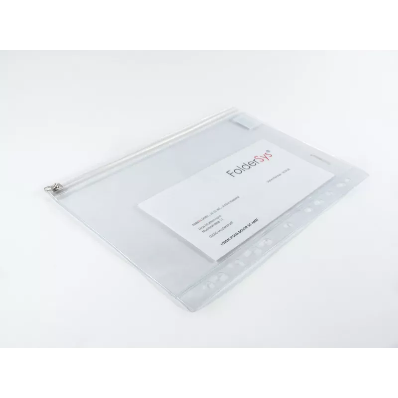 FolderSys puzdro na dokumenty 40410-00 213/190x305mm PVC transparentné