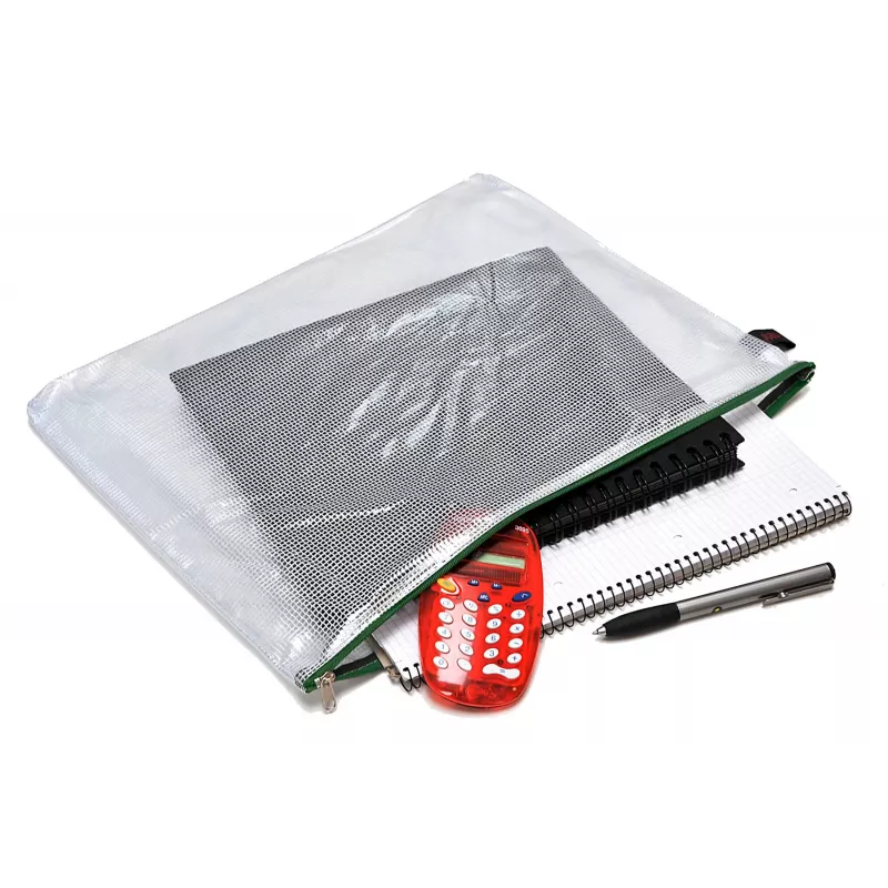 FolderSys taška so zipsom B4 transparentná PVC 0,2 mm