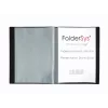 FolderSys prezentačná kniha A4 čierna s 10 puzdrami
