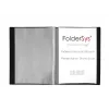 Foldersys prezentačná kniha A4 čierna 40 puzdier