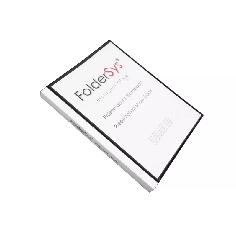 Foldersys prezentačná kniha A4 čierna 40 puzdier
