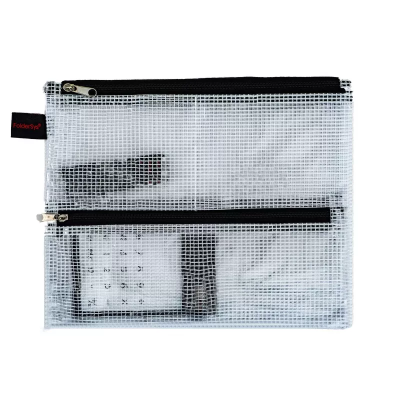 FolderSys vrecko na zips A5 transparentné balenie 10 ks