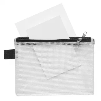 FolderSys vrecko na zips A6 transparentné PVC