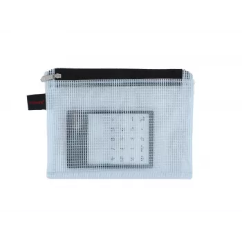 FolderSys vrecko na zips A6 transparentné PVC